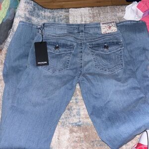 true religion low rise bootcut jeans size 27 NWT